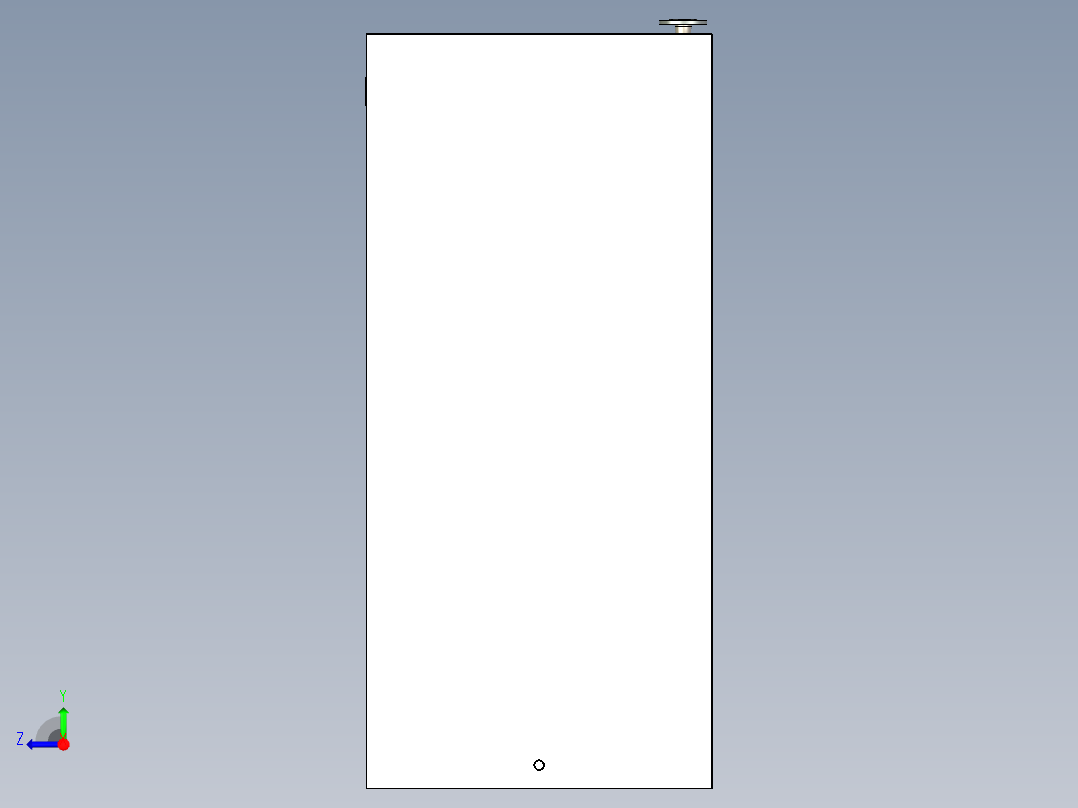 冲淋洗眼器房三维模型-不带提升泵右视图