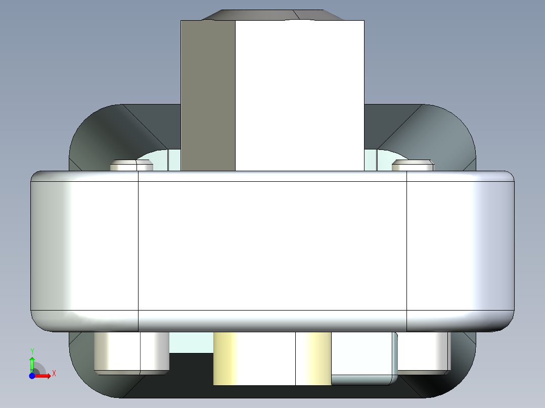 棘轮扳手前视图