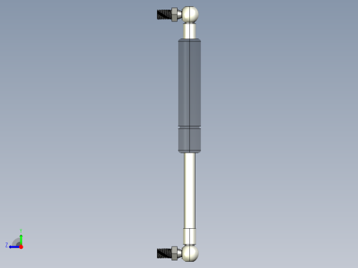 Q气压弹簧B310000040(30KG L195 和尚頭)右视缩略图