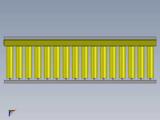 传动滚轮组俯视缩略图