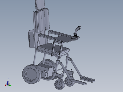 电动轮椅车设计[病人护理车]含三维sw