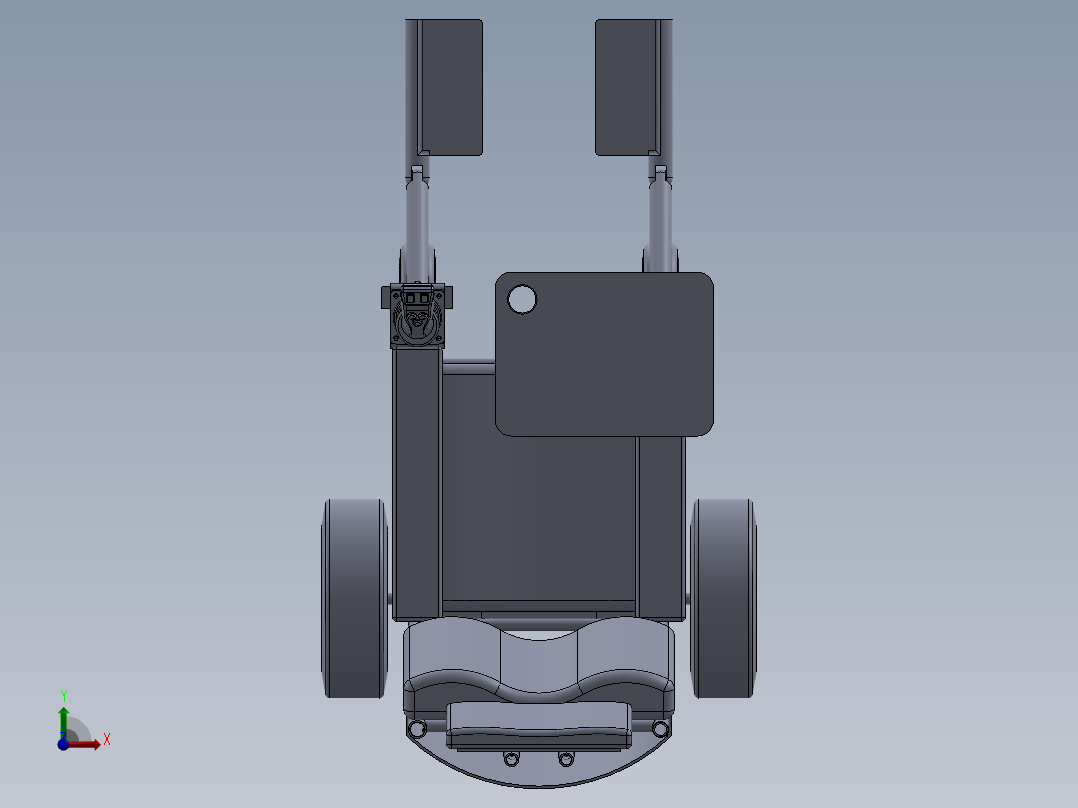 电动轮椅车设计[病人护理车]含三维sw前视图