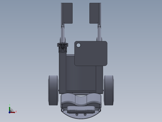 电动轮椅车设计[病人护理车]含三维sw前视缩略图
