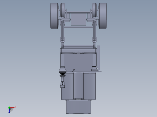 电动轮椅车设计[病人护理车]含三维sw俯视缩略图