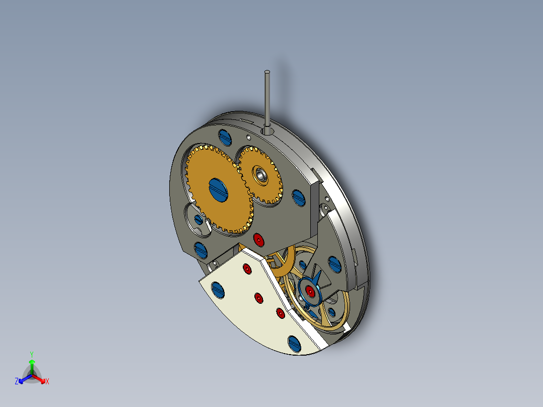 移动手表正等轴测图