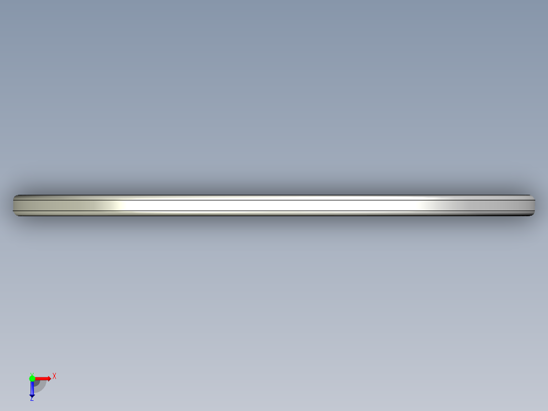 C型扣環(孔用)5508-3D多系列多零件图纸模型俯视图