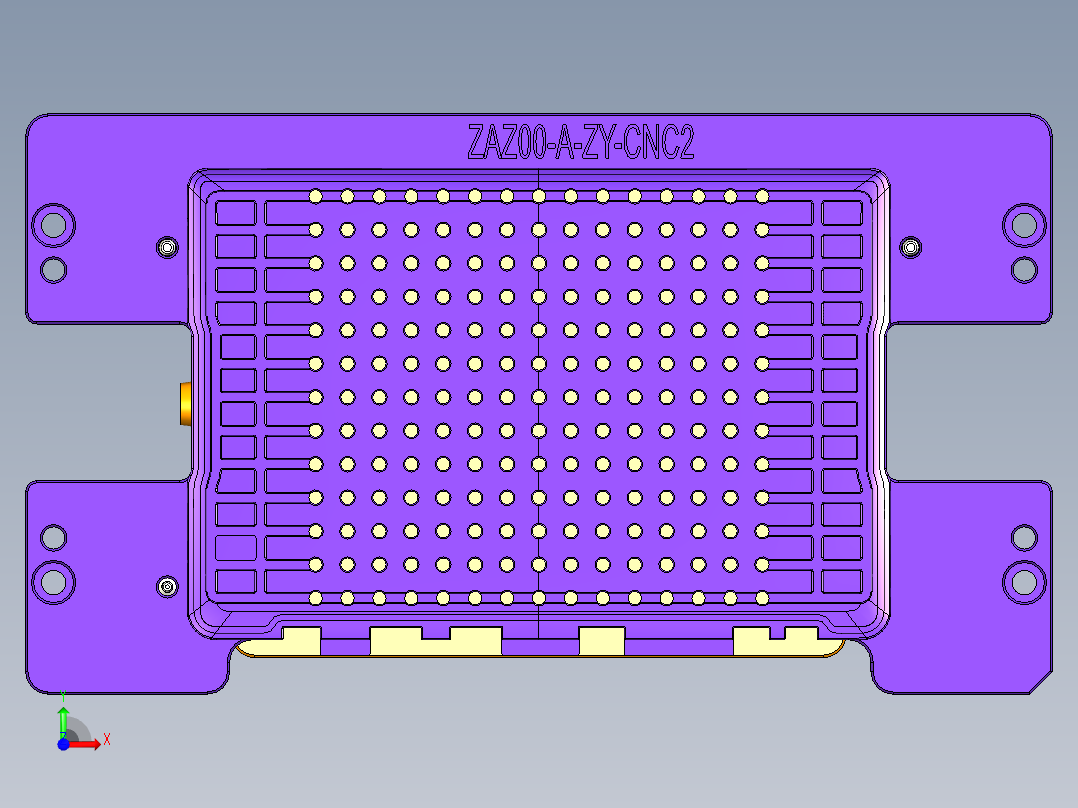 ZAZ00-A-CY-笔记本CNC工装夹具三维模型CNC2-2016-1-4前视图