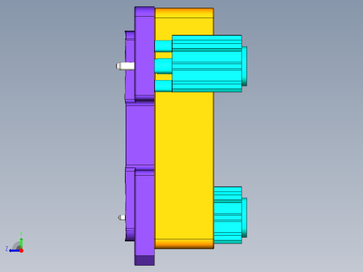 ZAZ00-A-CY-笔记本CNC工装夹具三维模型CNC2-2016-1-4右视缩略图