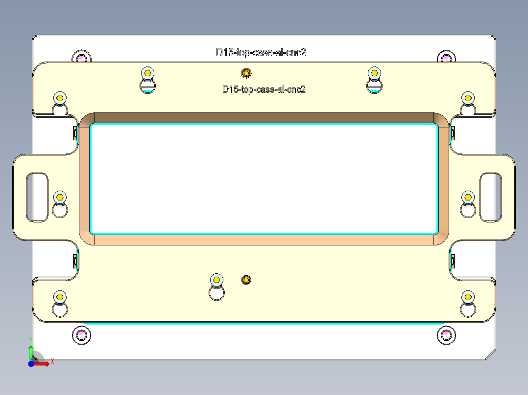 d15_top_case_al_cnc2笔记本CNC工装夹具三维模型前视图