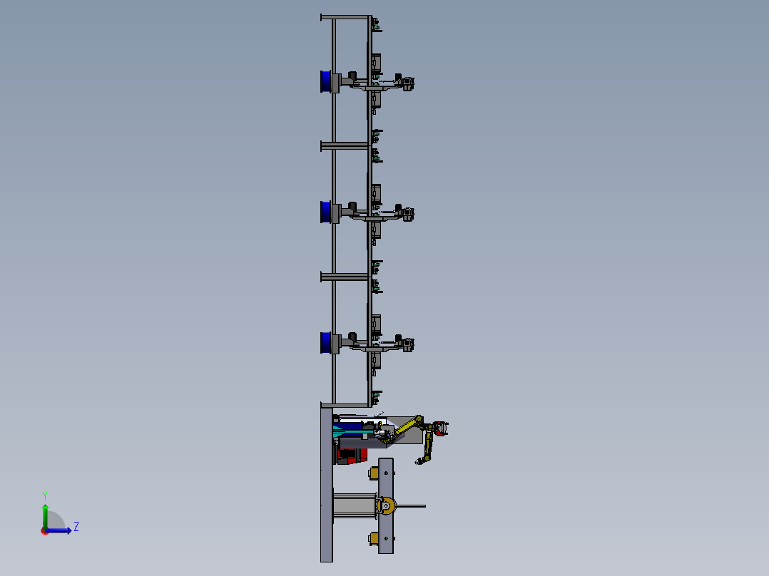 智能不锈钢焊接生产线sw17左视图