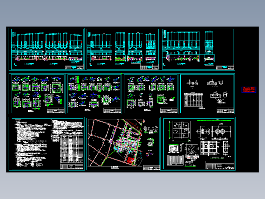 热力管网平断面图