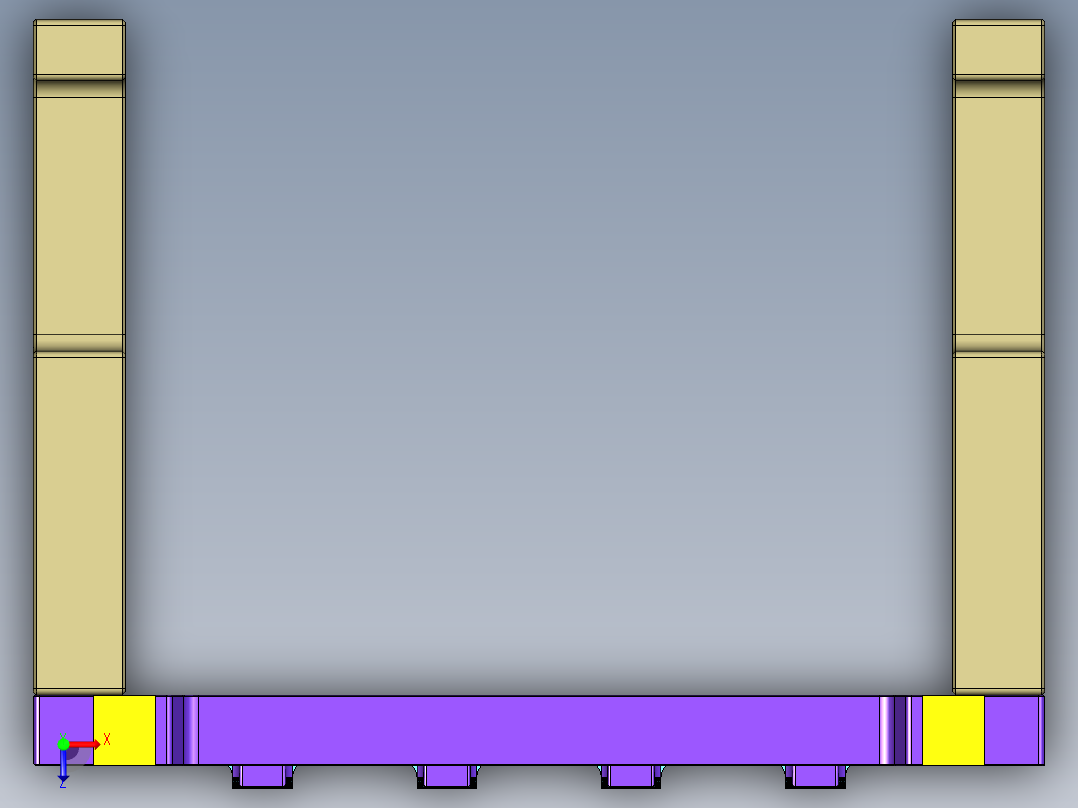 A00-0688小零件CNC工装夹具三维模型-CNC1外轮廓及A基准加工治具-锁螺栓版-20200702俯视图