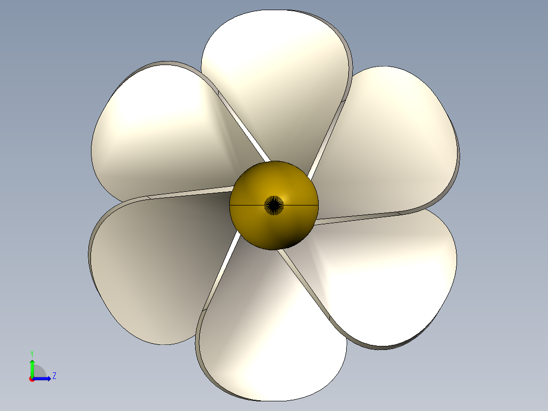 螺旋桨(41)左视图