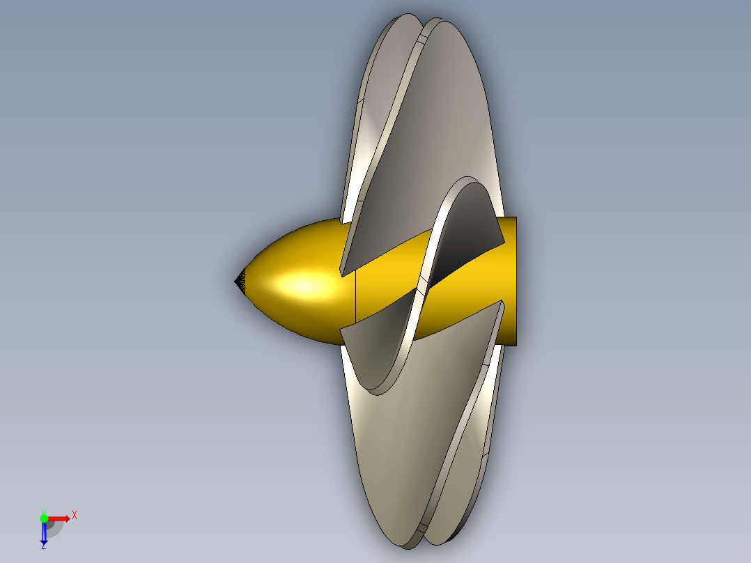 螺旋桨(41)俯视图