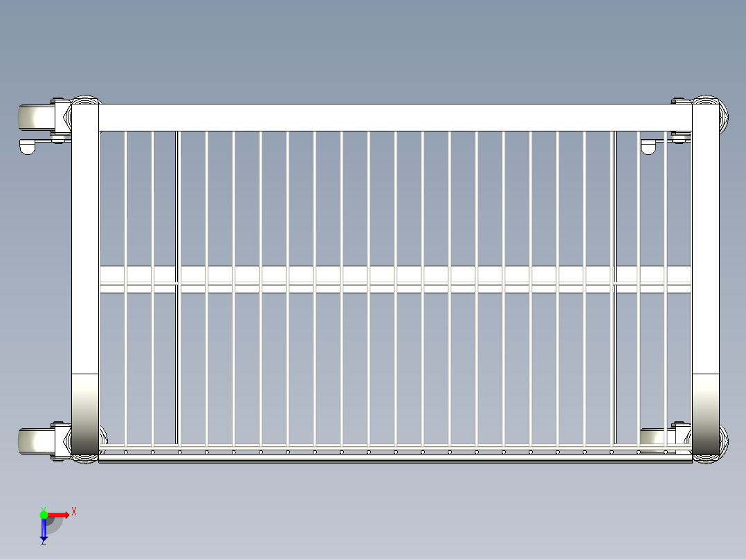 B2004248-金属架展示架俯视图