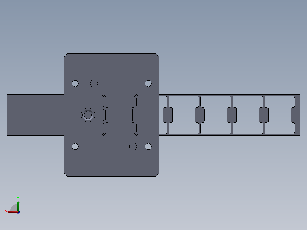 中移动轨道后视图