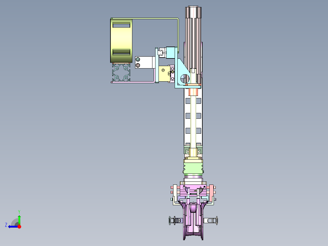QZ-951 汽车中控台面板专用移栽夹具右视图