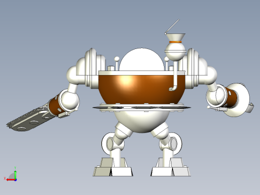 切割机器人（可以操作）后视缩略图