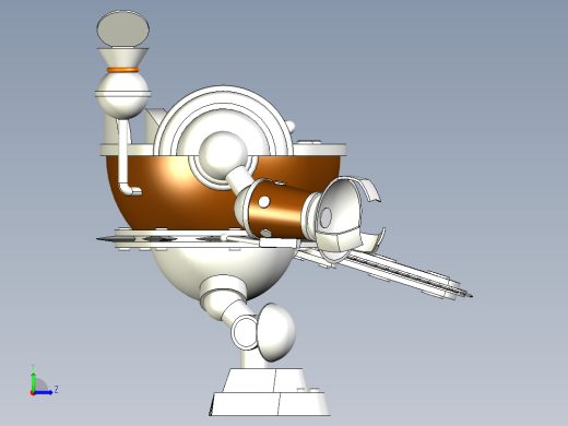 切割机器人（可以操作）左视缩略图