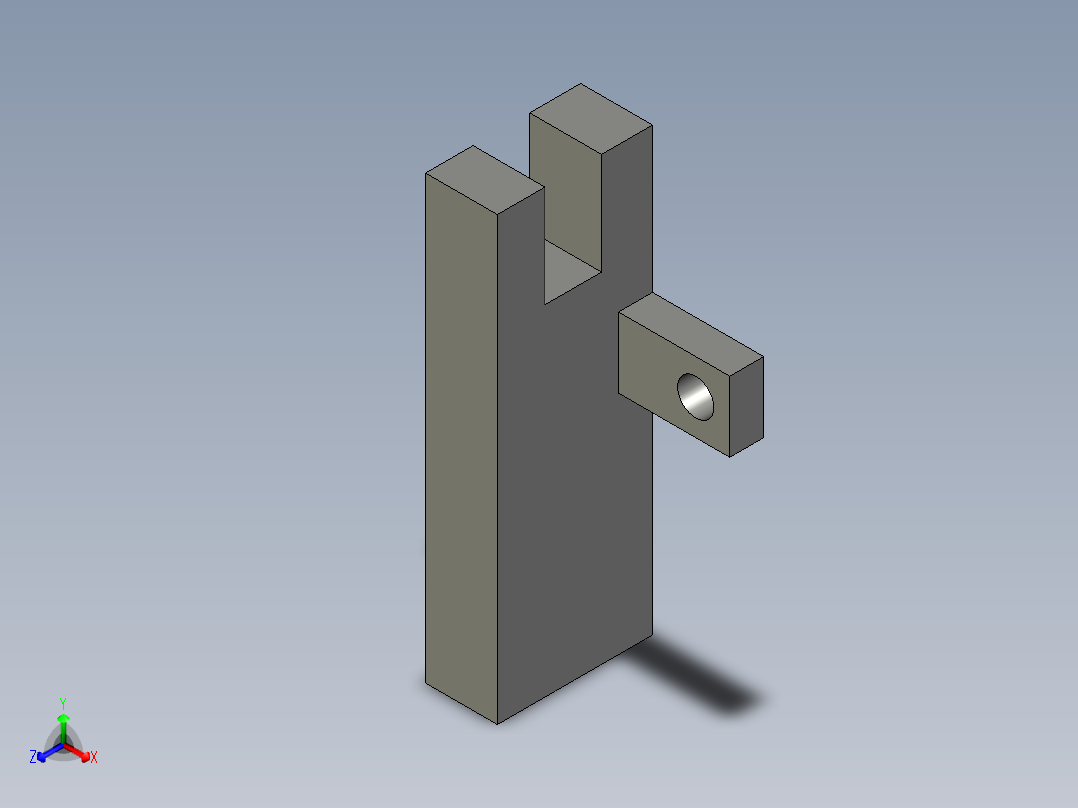 光电开关-672_1正等轴测图