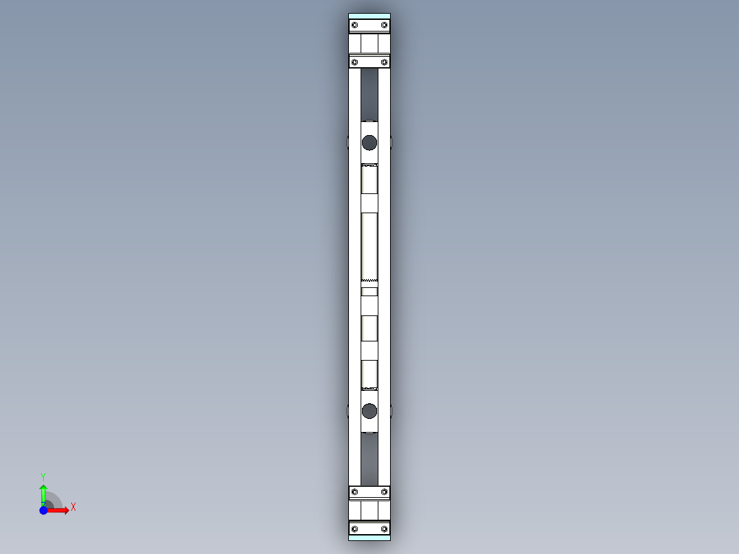 齿轮传动组机构设计前视图