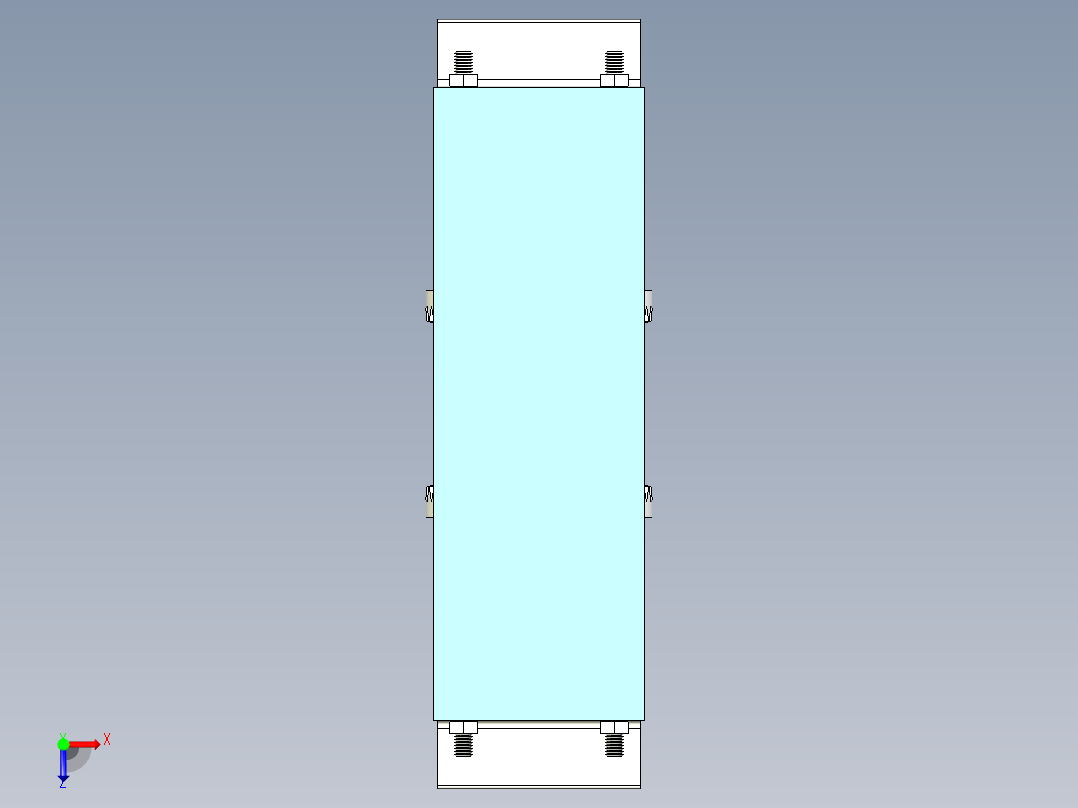 齿轮传动组机构设计俯视图