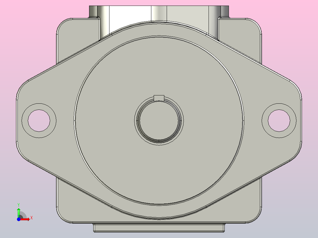 PV2R2法兰安装型油泵[PV2R2-26-F-RAB]前视图