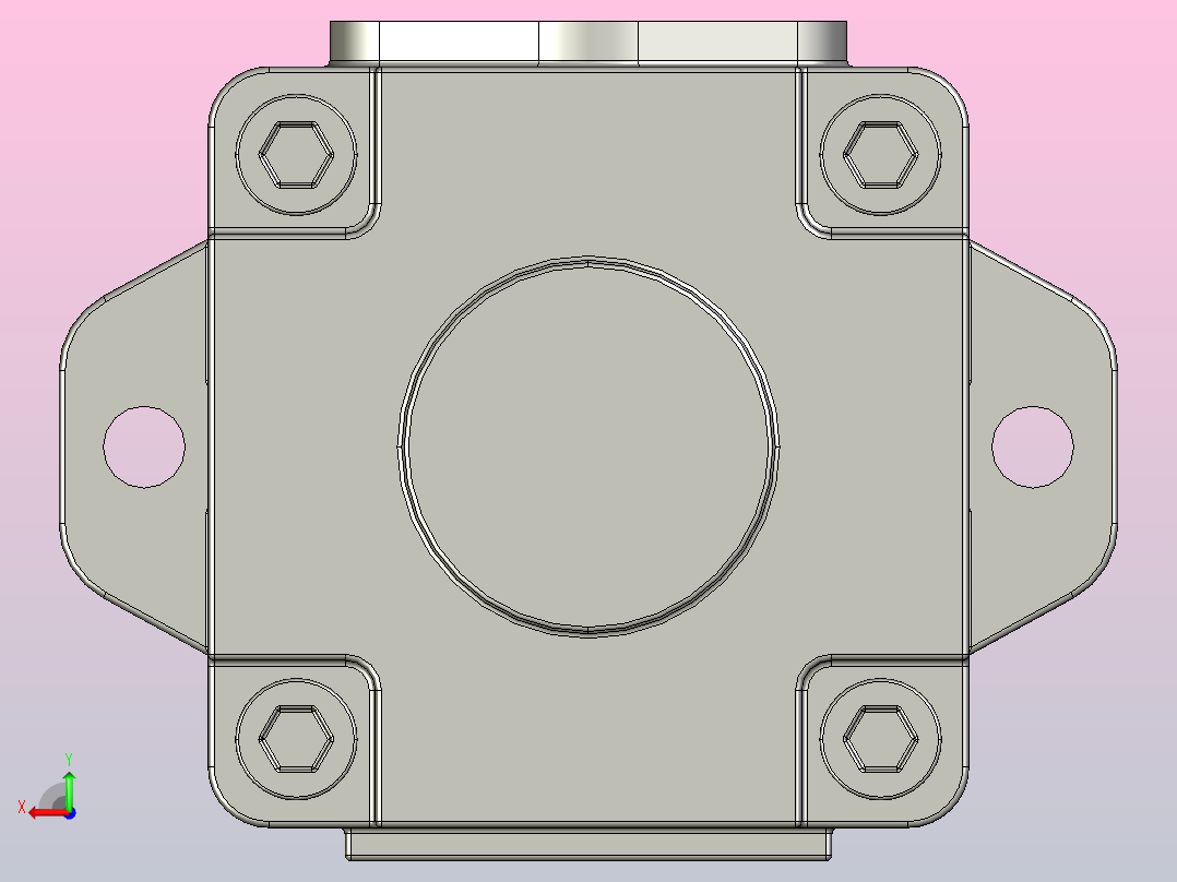 PV2R2法兰安装型油泵[PV2R2-26-F-RAB]后视图