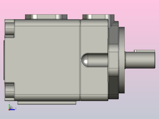 PV2R2法兰安装型油泵[PV2R2-26-F-RAB]左视缩略图