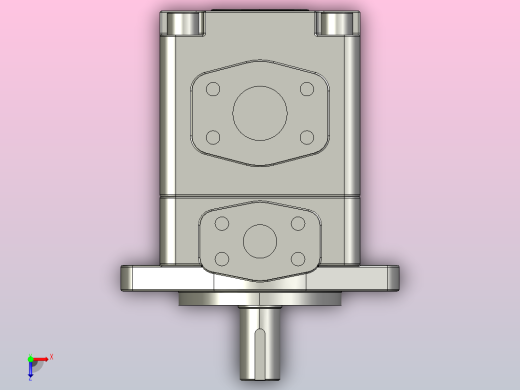 PV2R2法兰安装型油泵[PV2R2-26-F-RAB]俯视缩略图