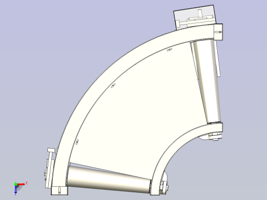 90°转弯线俯视缩略图