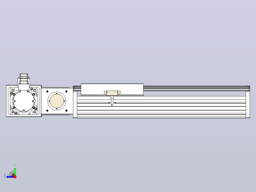 皮带直线轴半封闭可选导轨TPA-HNB-220D-176-L250-ML-Y-P1K-N3右视缩略图