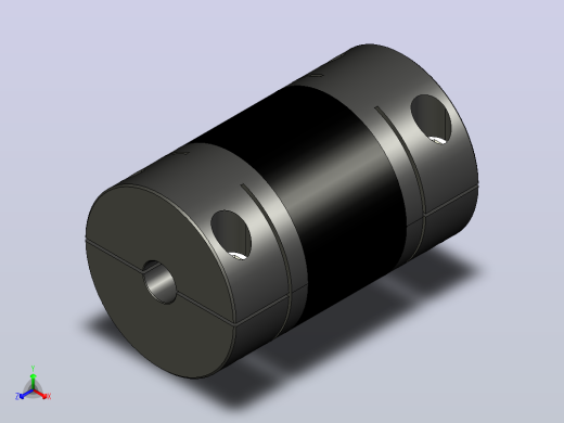 SHR橡胶防震联轴器[SHR-14CW-3W×4W]正等轴测缩略图