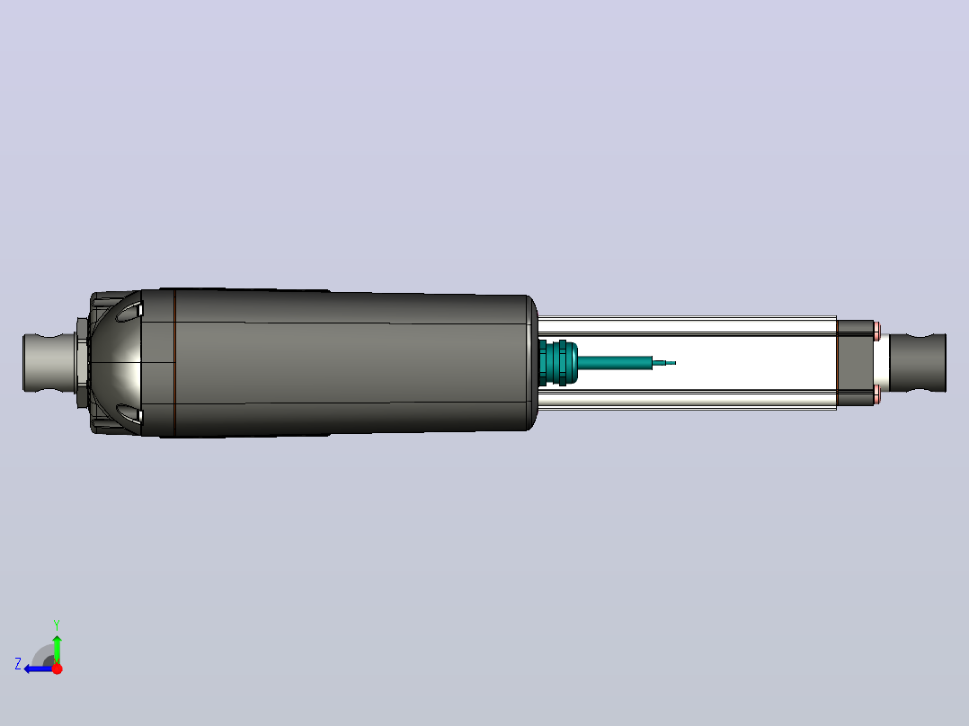 12000N电动推杆(ZJWSN-C)[ZJWSN-C-S250]右视图