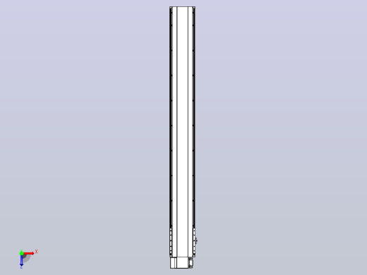 皮带直线轴半封闭可选导轨TPA-HNB-202D-140-L1650-LP-C-P75-N3俯视缩略图