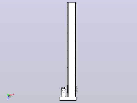 日规模组半封闭丝杆TPA-HNR-110D-1610C-L900-ML-C-P40-N3俯视缩略图