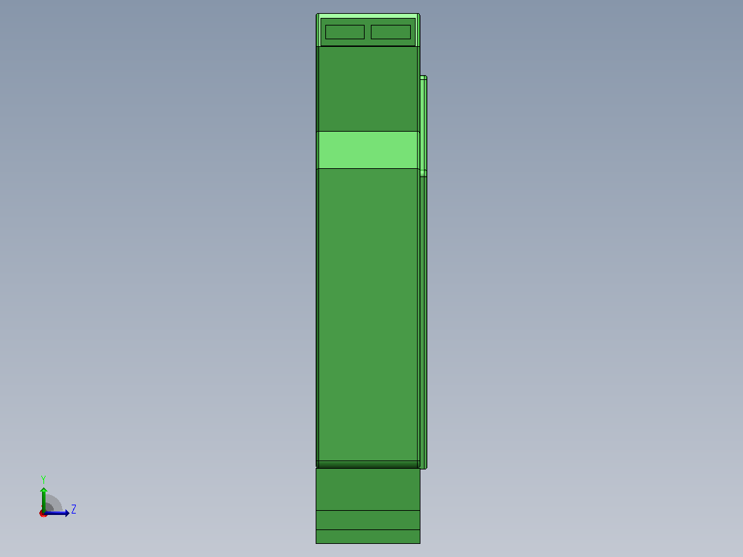 TE-DWR系列智能型温度变送器-B型[TE-DWR-B]左视图