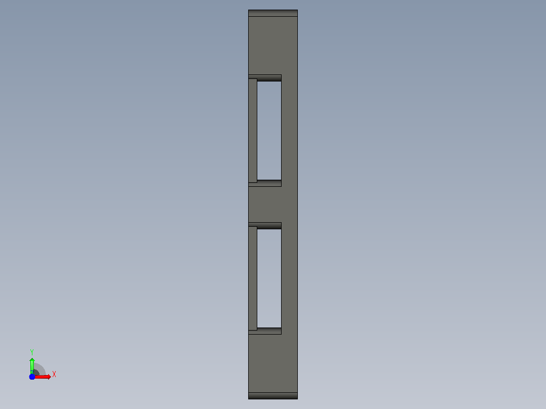 塑料托盘  1200x800mm前视图