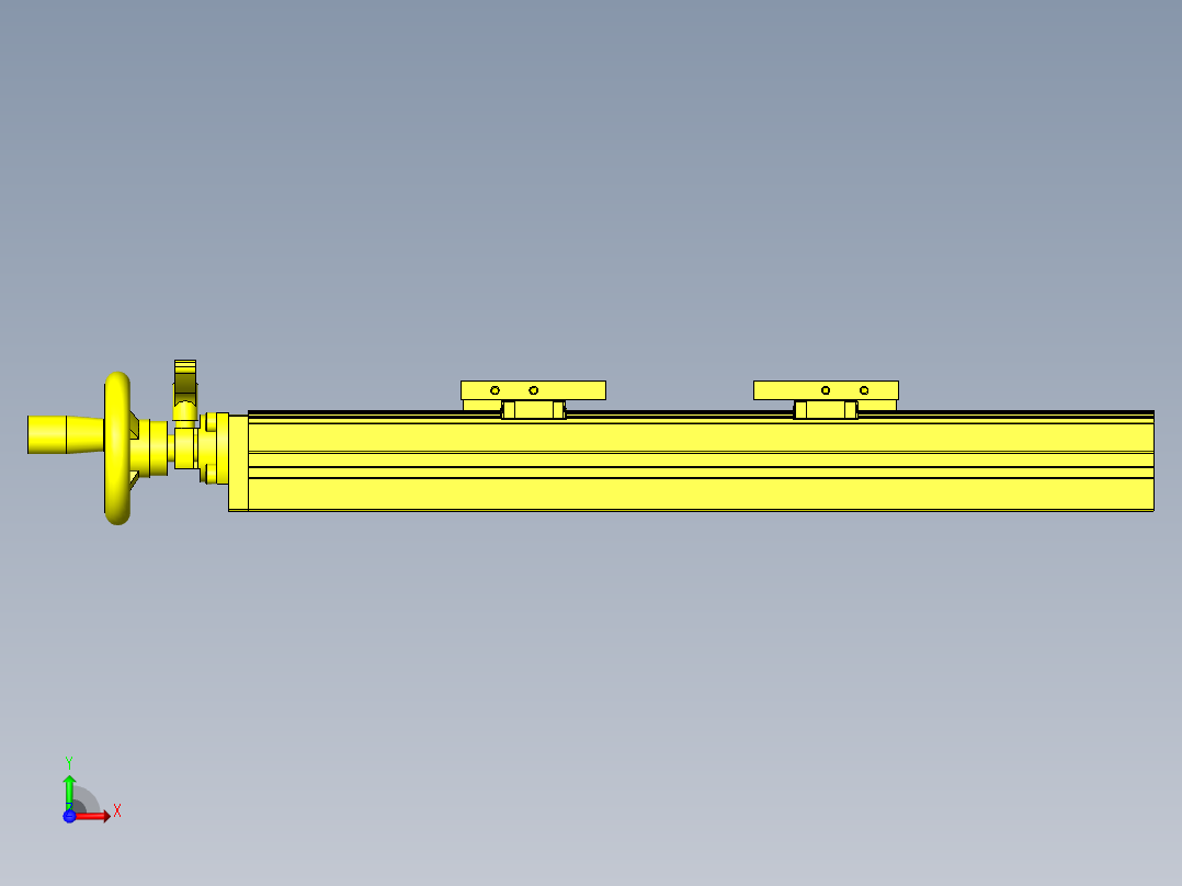 弯曲试验装置前视图