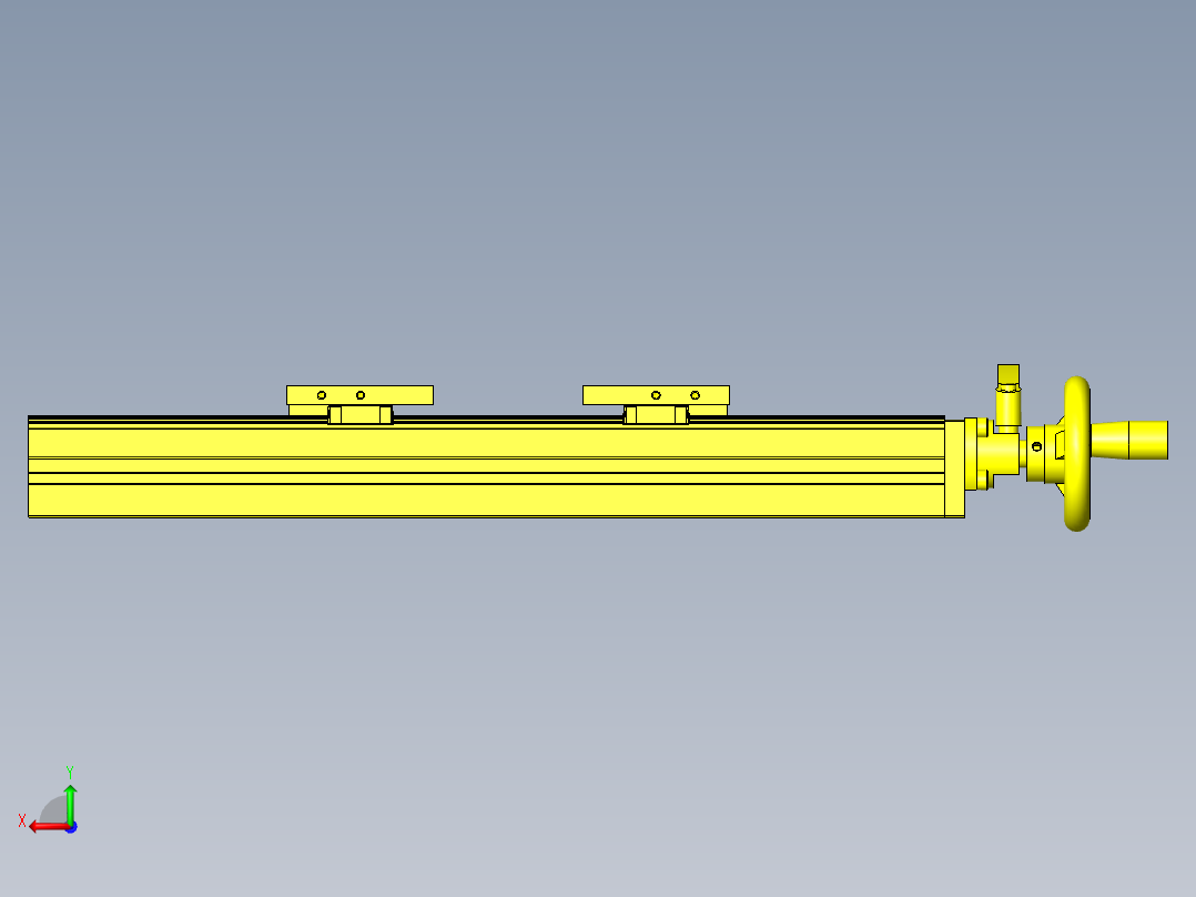 弯曲试验装置后视图