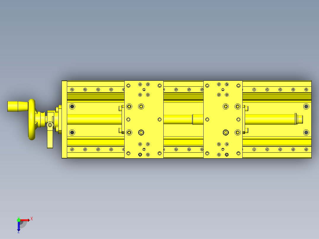 弯曲试验装置俯视图