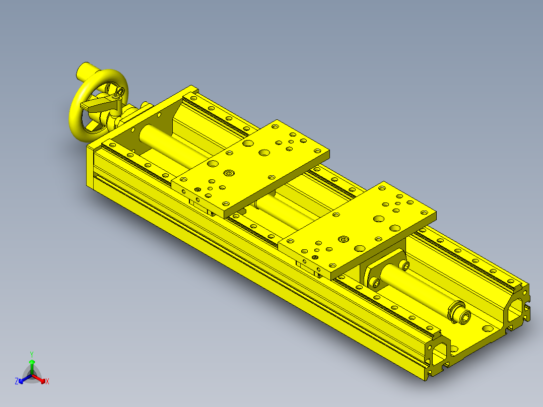 弯曲试验装置正等轴测图