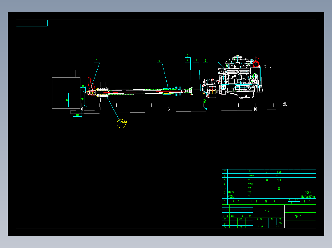 19.8m交通艇图纸