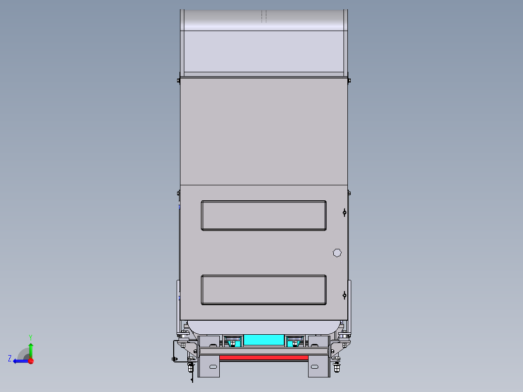 YC4112ZLQ柴油发动机右视图