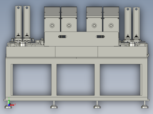 智能卡冲切机3D模型前视缩略图