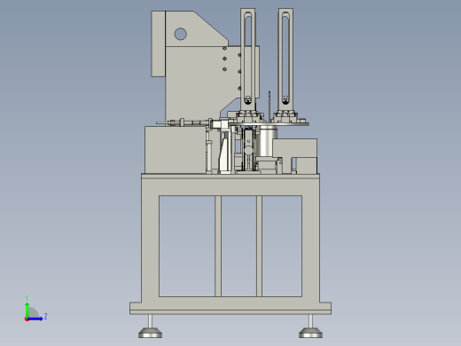 智能卡冲切机3D模型左视缩略图