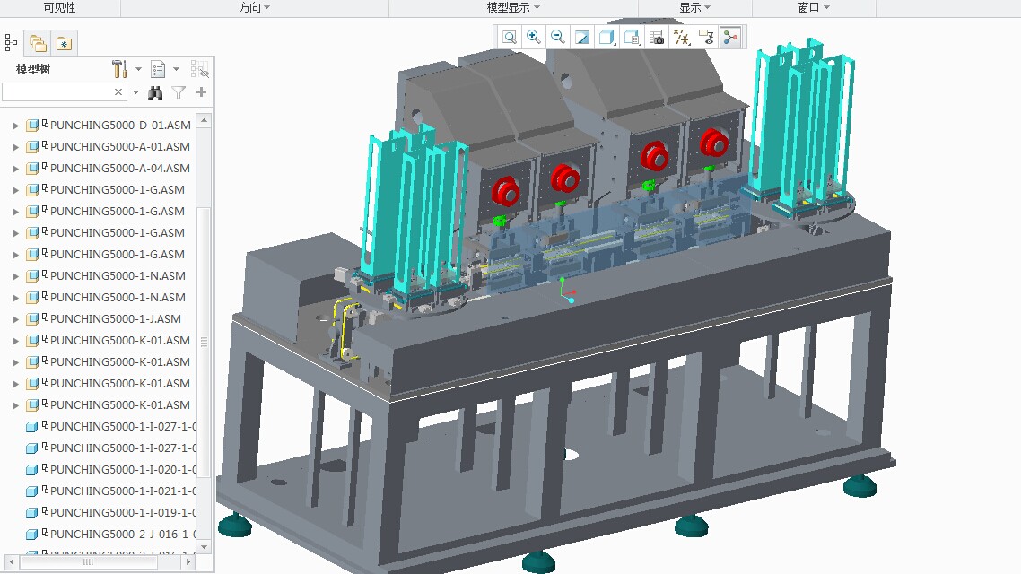 智能卡冲切机3D模型