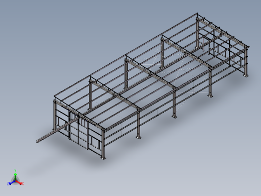 厂房钢构骨架（实际应用