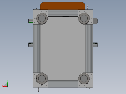 自动化丝杠升降机3D图纸 T153 非标自动化设备3D图纸3D模型后视缩略图
