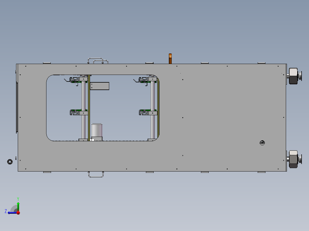 自动化丝杠升降机3D图纸 T153 非标自动化设备3D图纸3D模型右视图